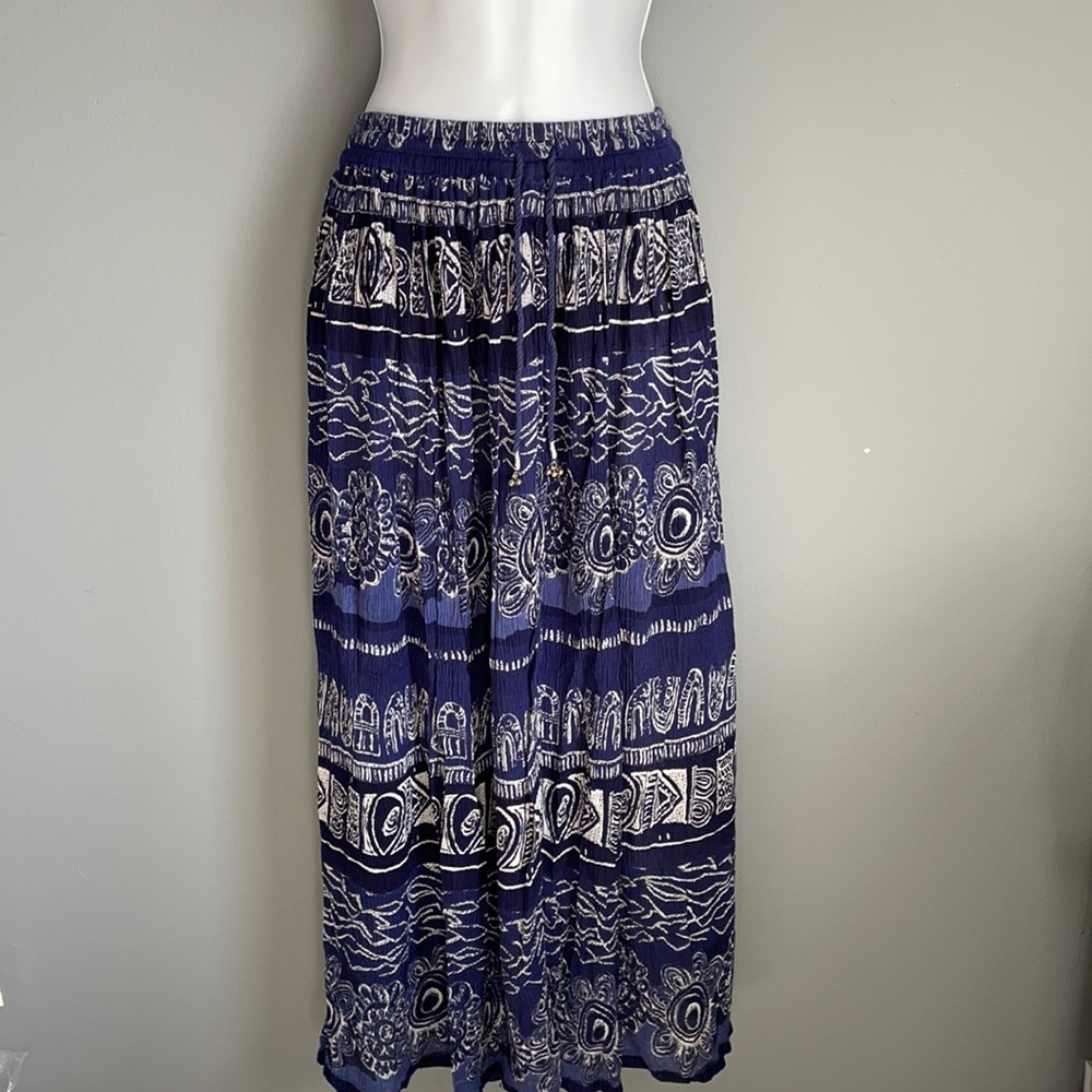 blue long skirt one size, fit like S size